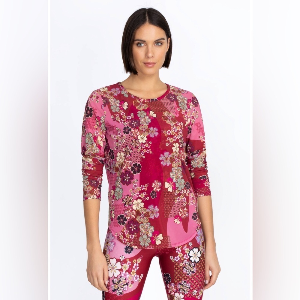JOHNNY WAS
Yama Mesh Shirt In Pink